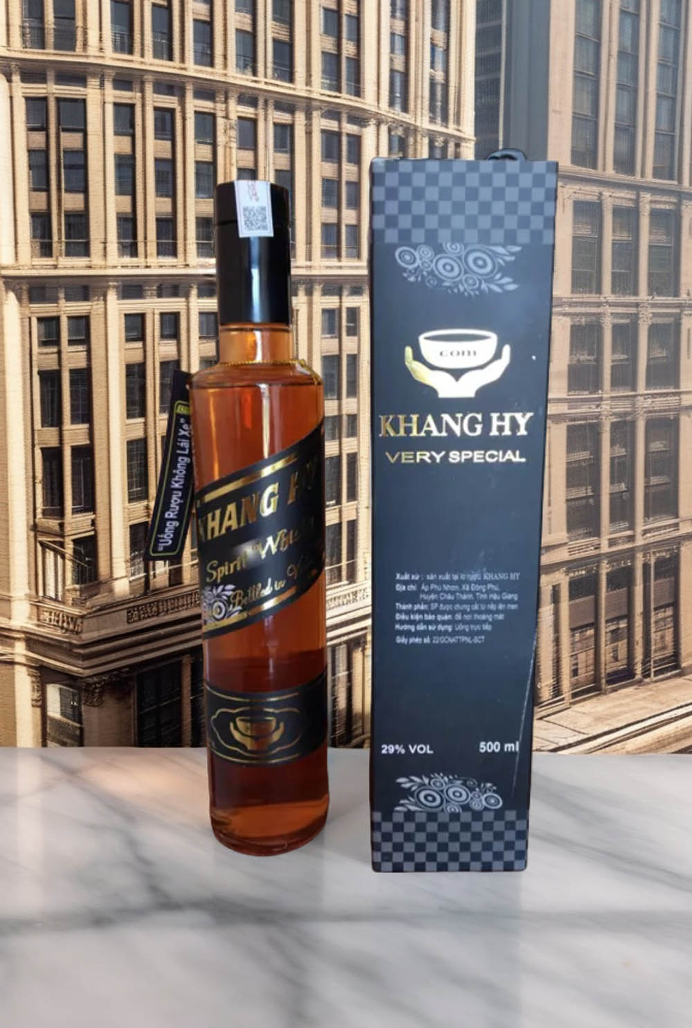 Spirit Whisky đỏ 29% Rượu