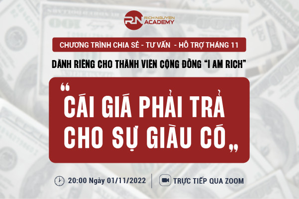 Chương trình chia sẻ - tư vấn - hỗ trợ cộng đồng tháng 11 sẽ được tổ chức vào ngày 01/11/2022